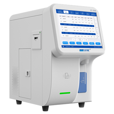 5-osainen differentiaalinen hematologinen instrumentti